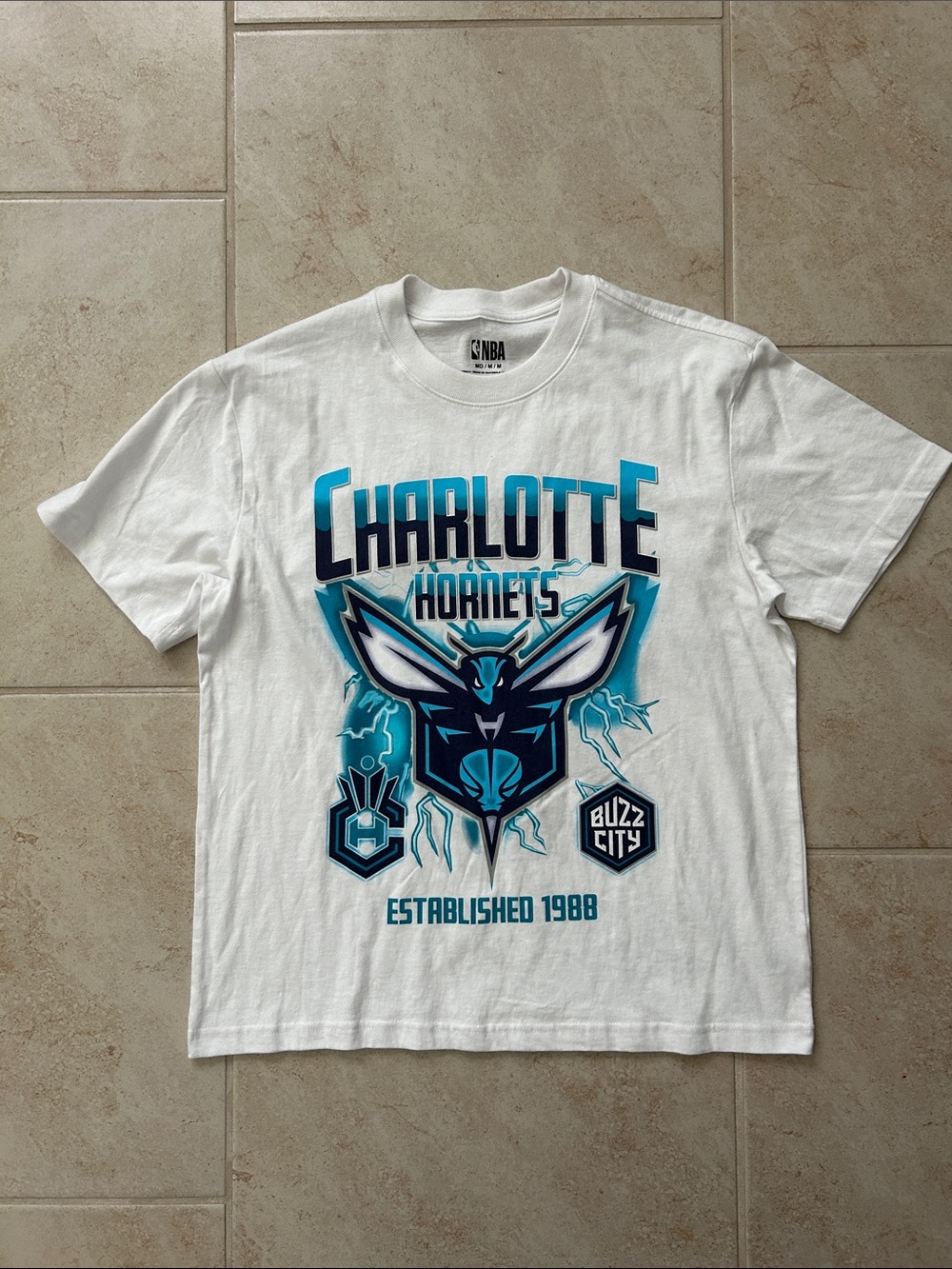 NBA Charlotte Hornets Boxy Graphic T-Shirt